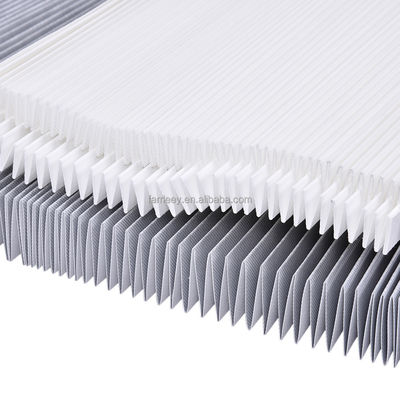 गुणवत्ता 260G गैर बुना पॉलिएस्टर फिल्टर मीडिया धूल फिल्टर कपड़े रोल फैक्टरी